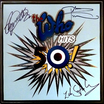 myRockworld memorabilia: The Who - Tourprogramme the Who hits 50, 2015, signed by Roger Daltrey, Pete Townshend and Zak Starkey