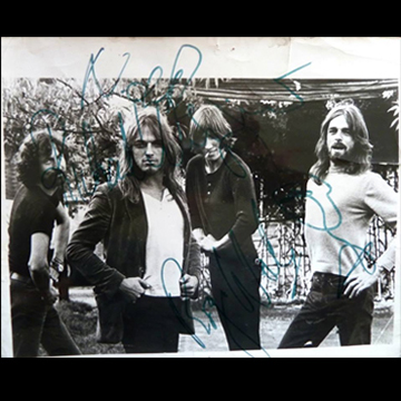 myRockworld Memorabilia: Pink Floyd pic - ultra rare, signed by Nick Mason, David Gilmour, Roger Waters and Rick Wright R.I.P