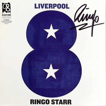 myRockworld memorabilia: Ringo Starr, Liverpool 8, Single, 2008, rare, signed by Ringo Starr